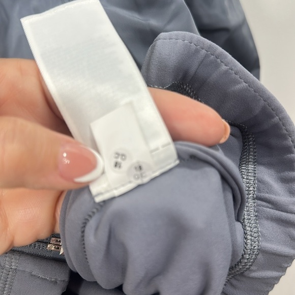 Athleta Wayfarer Bomber Jacket Coastline Blue Water Repellent size XS. - Picture 7 of 9